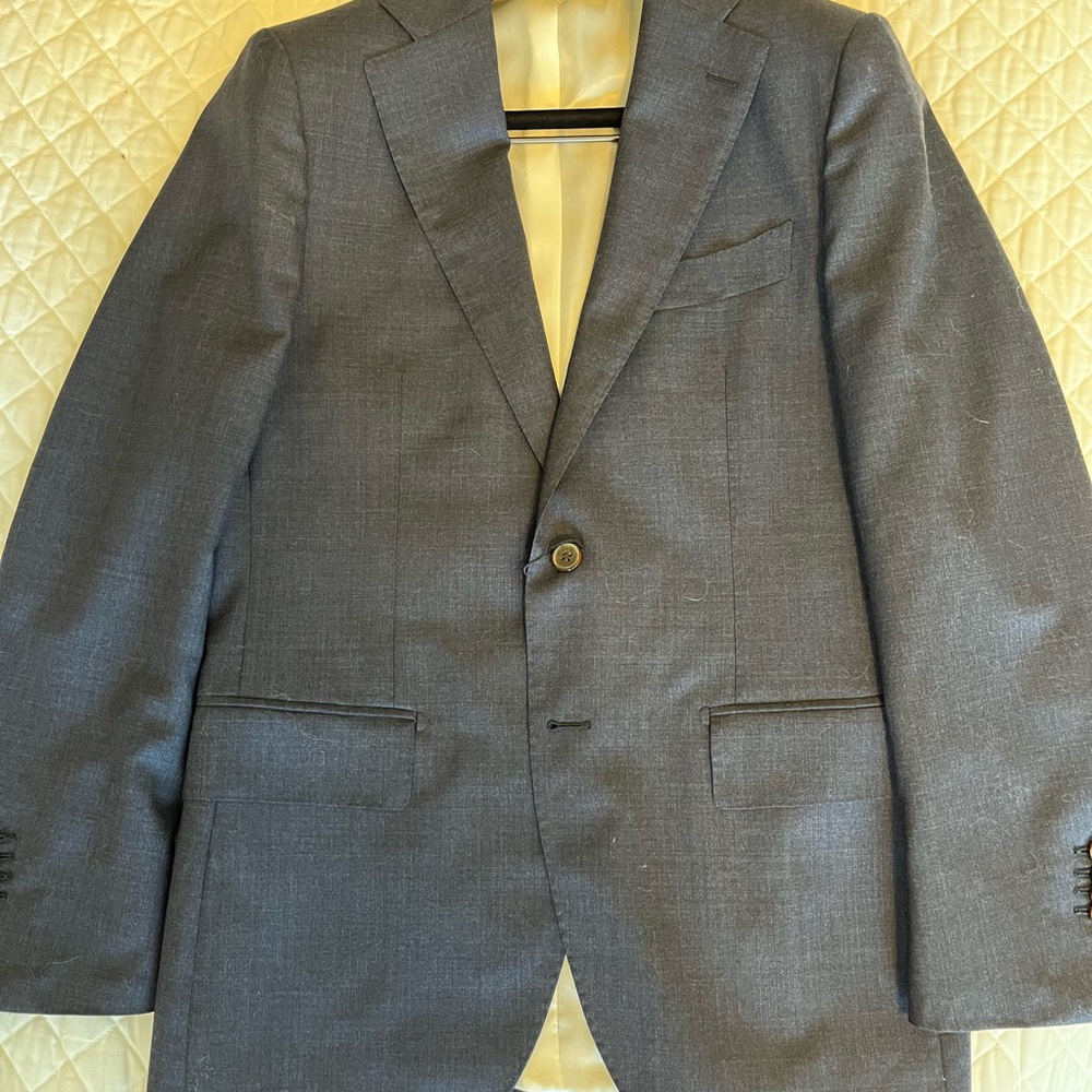 New w Tags, pants altered Navy SuitSupply Lazio Cut Suit